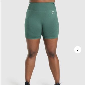 Gymshark Vital Seamless 2.0 Shorts - Dark Green - Size L